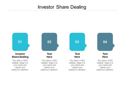 Investor share dealing ppt powerpoint presentation summary background cpb