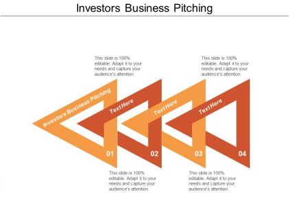 Investors business pitching ppt powerpoint presentation icon introduction cpb