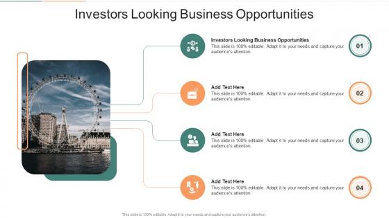 Investors Looking Business Opportunities In Powerpoint And Google Slides Cpb