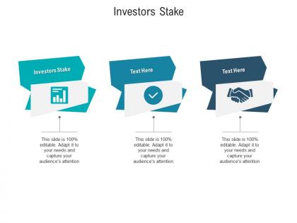 Investors stake ppt powerpoint presentation outline rules cpb