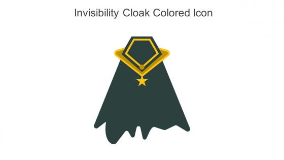 Invisibility Cloak Colored Icon In Powerpoint Pptx Png And Editable Eps Format