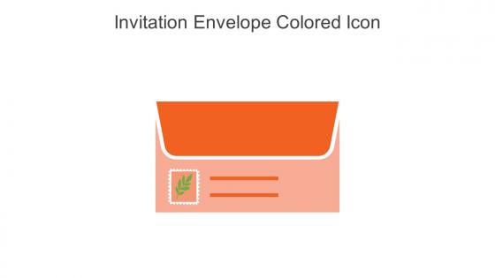 Invitation Envelope Colored Icon In Powerpoint Pptx Png And Editable Eps Format