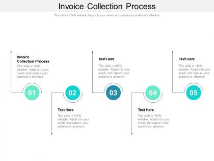 Invoice collection process ppt powerpoint presentation design ideas cpb
