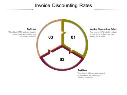 Invoice discounting rates ppt powerpoint presentation file background designs cpb
