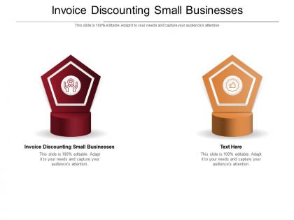 Invoice discounting small businesses ppt powerpoint presentation portfolio example cpb