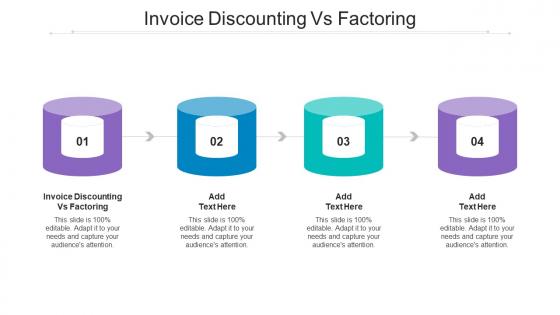 Invoice Discounting Vs Factoring Ppt Powerpoint Presentation Slides Graphics Example Cpb
