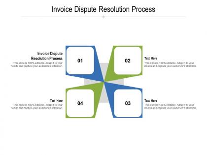 Invoice dispute resolution process ppt powerpoint presentation outline slides cpb