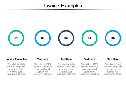 Invoice examples ppt powerpoint presentation icon background designs cpb