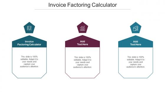 Invoice Factoring Calculator Ppt Powerpoint Presentation Professional Show Cpb
