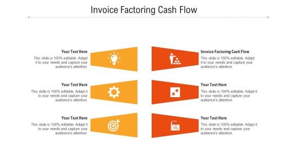 Invoice factoring cash flow ppt powerpoint presentation ideas example cpb