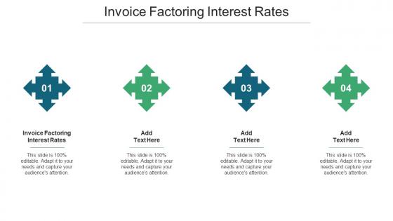Invoice Factoring Interest Rates Ppt Powerpoint Presentation Icon Slides Cpb