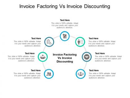 Invoice factoring vs invoice discounting ppt powerpoint presentation file templates cpb