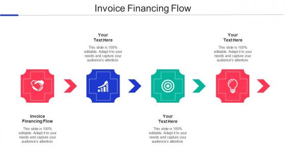 Invoice Financing Flow Ppt Powerpoint Presentation Infographic Template Structure Cpb