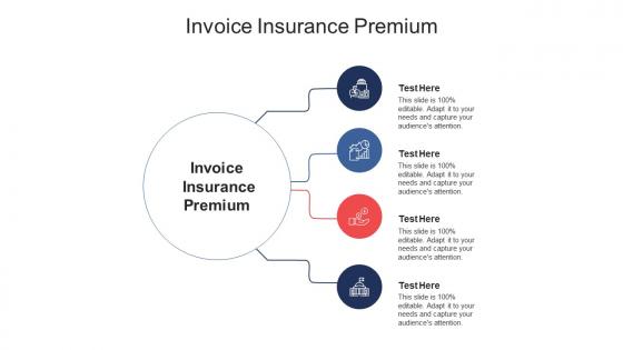Invoice insurance premium ppt powerpoint presentation portfolio slides cpb