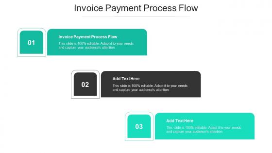 Invoice Payment Process Flow Ppt Powerpoint Presentation Show Themes Cpb