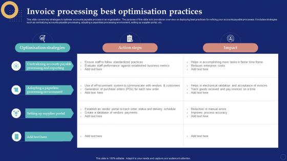 Invoice Processing Best Optimisation Practices Business Process Management System