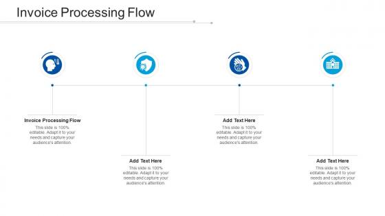 Invoice Processing Flow Ppt Powerpoint Presentation Design Templates Cpb