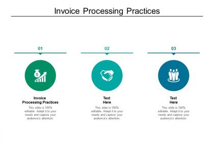 Invoice processing practices ppt powerpoint presentation model files cpb