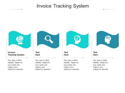 Invoice tracking system ppt powerpoint presentation show mockup cpb