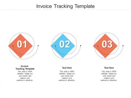 Invoice tracking template ppt powerpoint presentation pictures information cpb