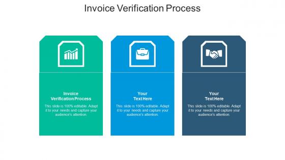 Invoice verification process ppt powerpoint presentation outline format ideas cpb