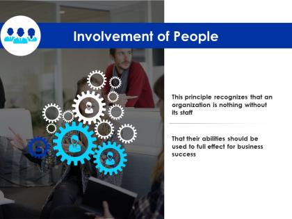 Involvement of people organization gears ppt powerpoint presentation portfolio grid