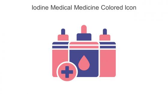 Iodine Medical Medicine Colored Icon In Powerpoint Pptx Png And Editable Eps Format