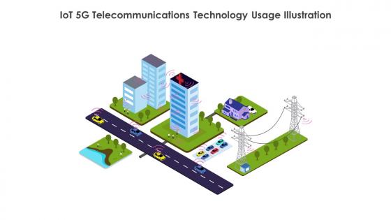 IoT 5g Telecommunications Technology Usage Illustration