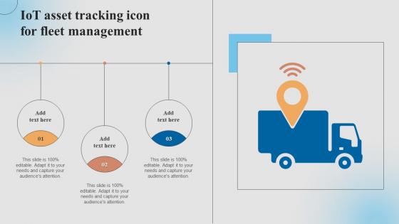 Iot Asset Tracking Icon For Fleet Management