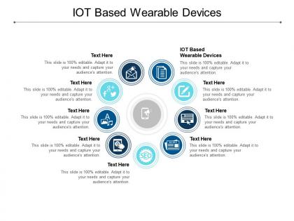 Iot based wearable devices ppt powerpoint presentation ideas visuals cpb