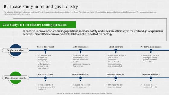 IOT Case Study In Oil And Gas Industry