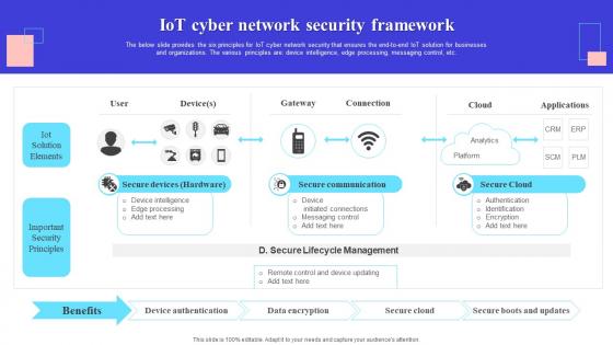 IoT Cyber Network Security Framework
