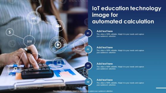 IoT Education Technology Image For Automated Calculation