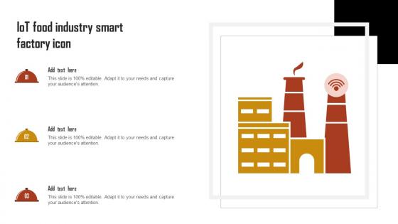 IoT Food Industry Smart Factory Icon