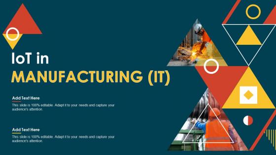 IoT In Manufacturing IT Ppt Powerpoint Presentation File Background Images