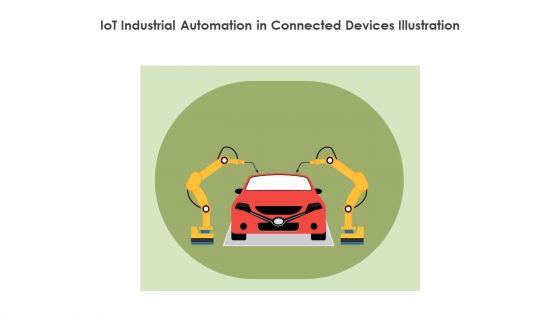 IoT Industrial Automation In Connected Devices Illustration