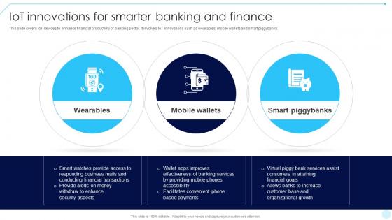 IoT Innovations For Smarter Banking Accelerating Business Digital Transformation DT SS