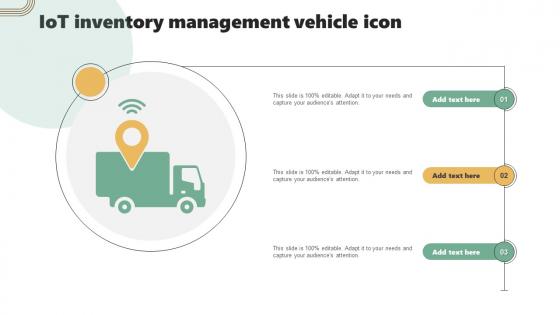 IOT Inventory Management Vehicle Icon