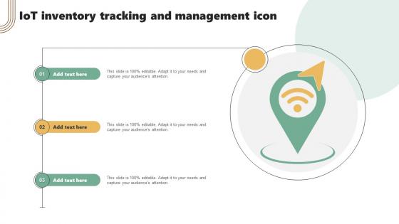 IOT Inventory Tracking And Management Icon