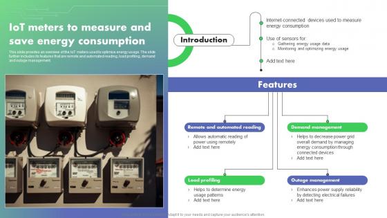 IoT Meters To Measure Save Energy Optimizing Energy Through IoT Smart Meters IoT SS