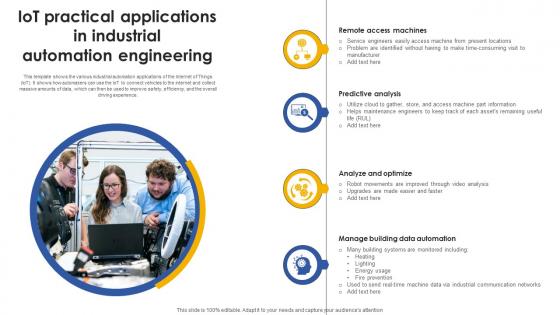 Iot Practical Applications In Industrial Automation Engineering
