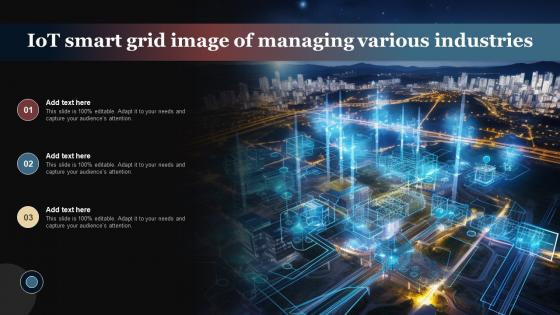 IOT Smart Grid Image Of Managing Various Industries