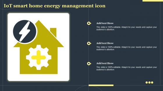 IOT Smart Home Energy Management Icon