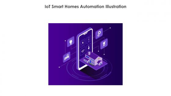 IoT Smart Homes Automation Illustration