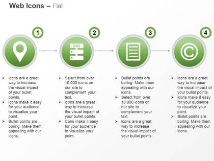 Ip address name server record copyright ppt icons graphics