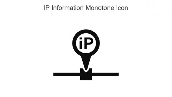 IP Information Monotone Icon In Powerpoint Pptx Png And Editable Eps Format