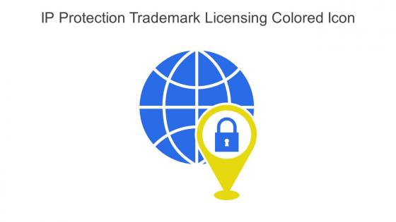 IP Protection Trademark Licensing Colored Icon In Powerpoint Pptx Png And Editable Eps Format