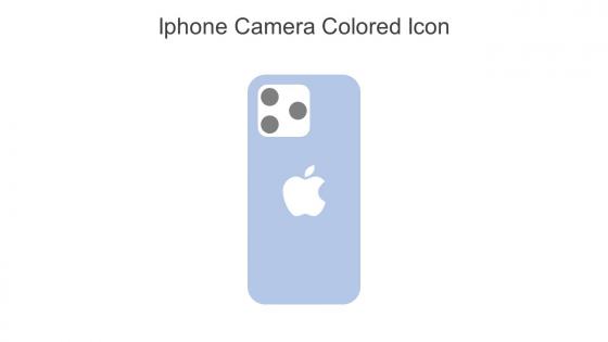 Iphone Camera Colored Icon In Powerpoint Pptx Png And Editable Eps Format