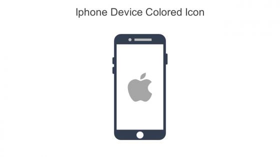 Iphone Device Colored Icon In Powerpoint Pptx Png And Editable Eps Format