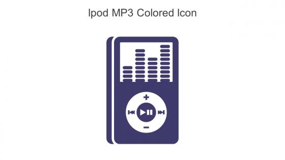 Ipod MP3 Colored Icon In Powerpoint Pptx Png And Editable Eps Format